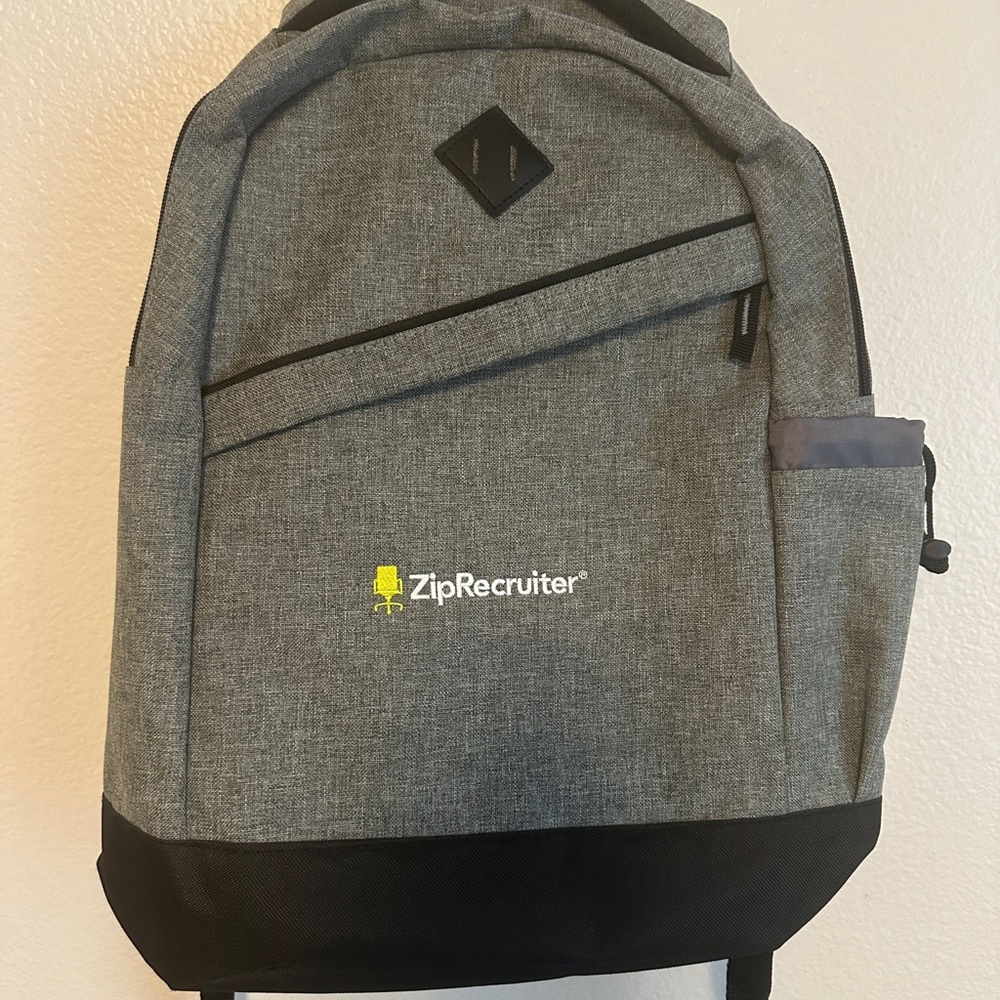 Gray and Black Men's Backpack - Picture 1 of 5